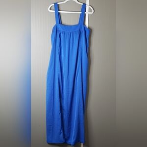 J. Crew Vibrant Blue Maxi Dress